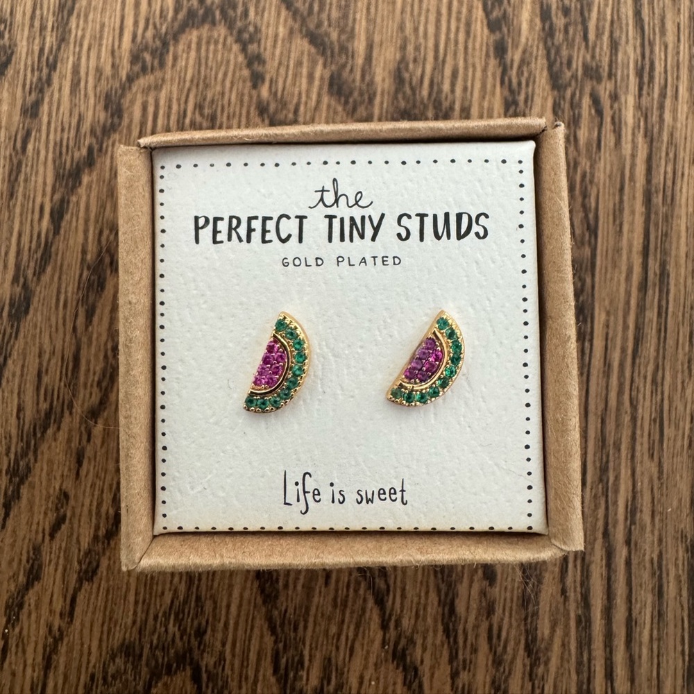 Watermelon earrings